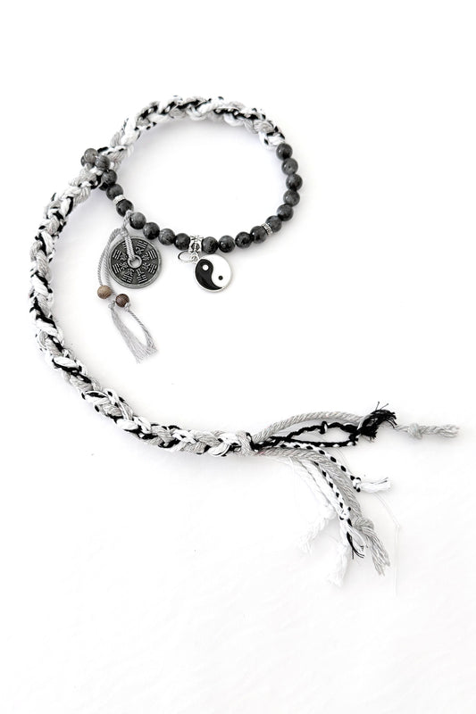 Bracelet cordon - Yin-Yang - HanWen Shop