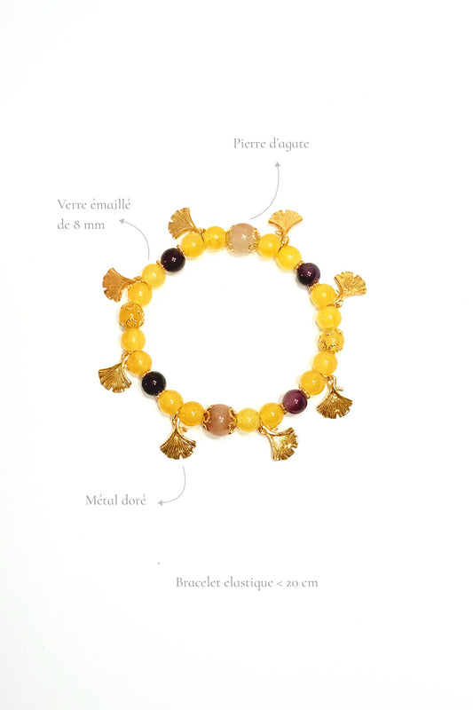 Bracelet fait main - 🌞 Teinte dorée