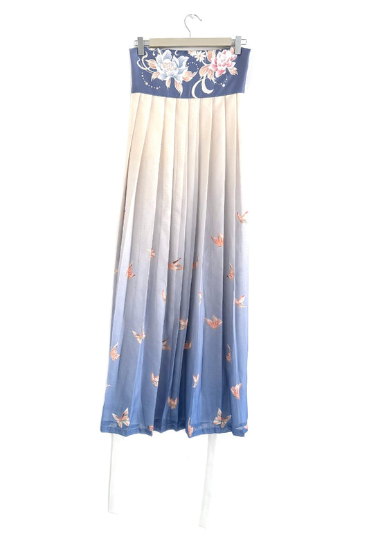 Ensemble Hanfu de la dynastie Tang 唐 - Robe "HeZi Qun" papillons - HanWen Shop