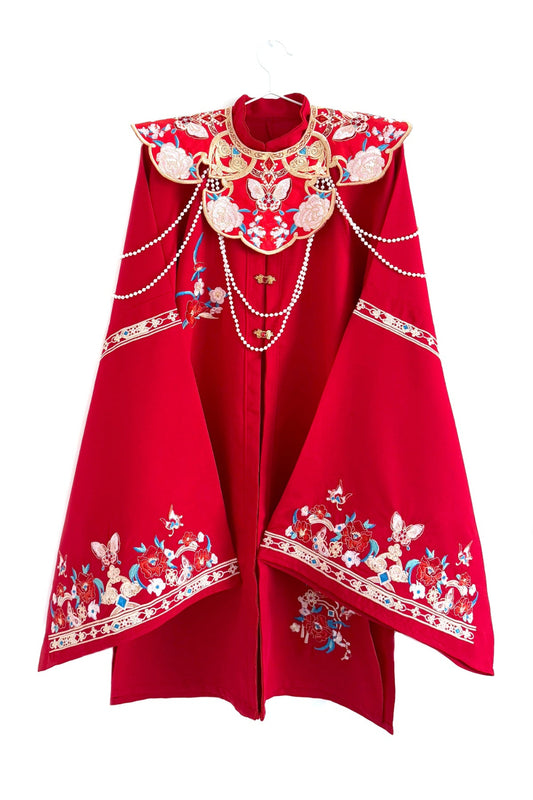 Ensemble Hanfu de la dynastie Ming 明 - "Hongran" - HanWen Shop