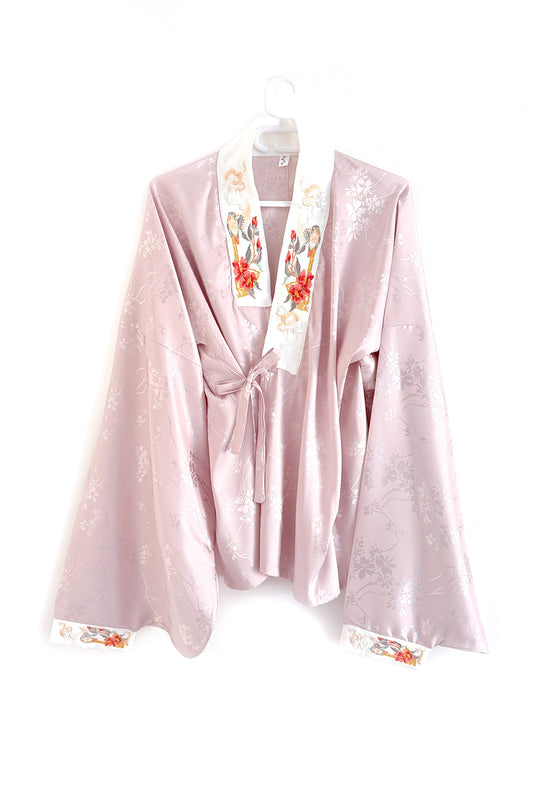 Hanfu de la dynastie Ming - Veste à col croisé et manches pipa - HanWen Shop