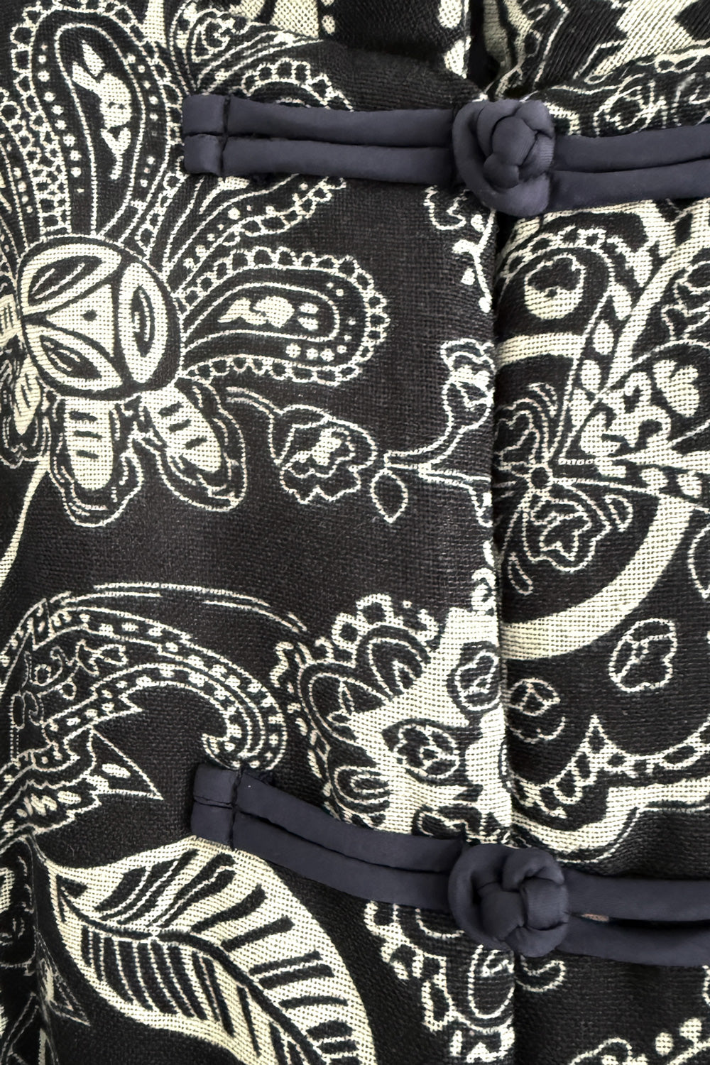 Hanfu moderne - Veste imprimée bleue style ethnique - HanWen Shop