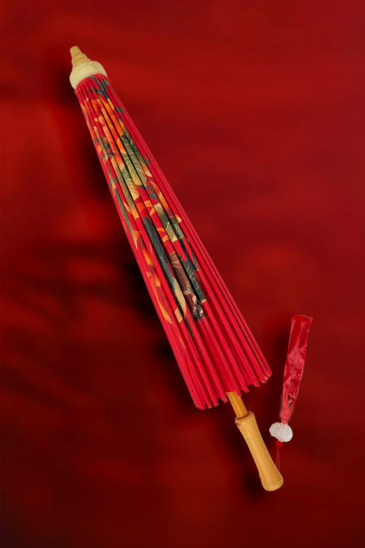 Ombrelle chinoise en papier à l'huile épais - Mariage