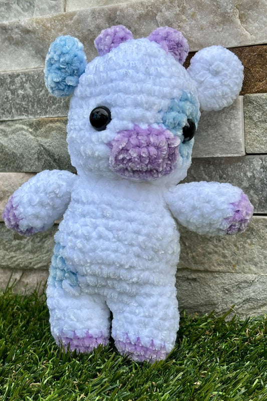 Peluche crochet fait à la main - Vache - HanWen Shop