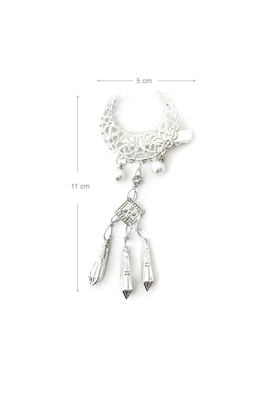 Barrette à cheveux - Clochettes d'ethnie Miao - HanWen Shop