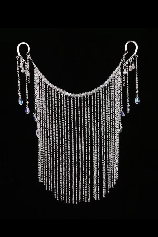 Rideau de Visage – avec l'oreille à chaînes - HanWen Shop