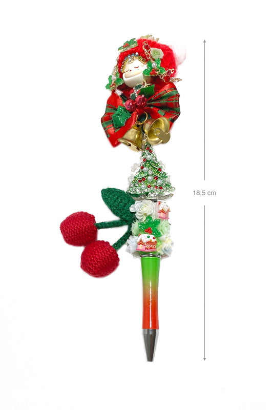 Stylo "POP MART" unique et fait à la main - Le petit chaperon rouge de Noël - HanWen Shop