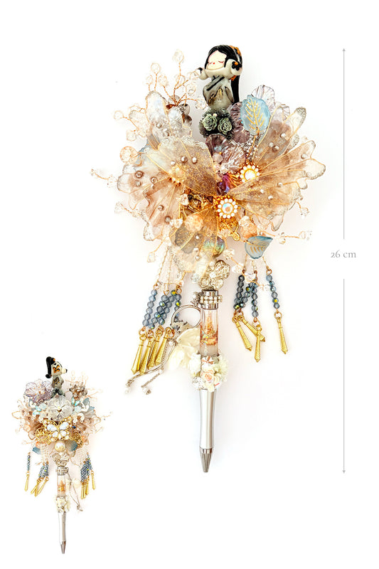 Stylo "POP MART" unique et fait à la main - Immortelle papillon