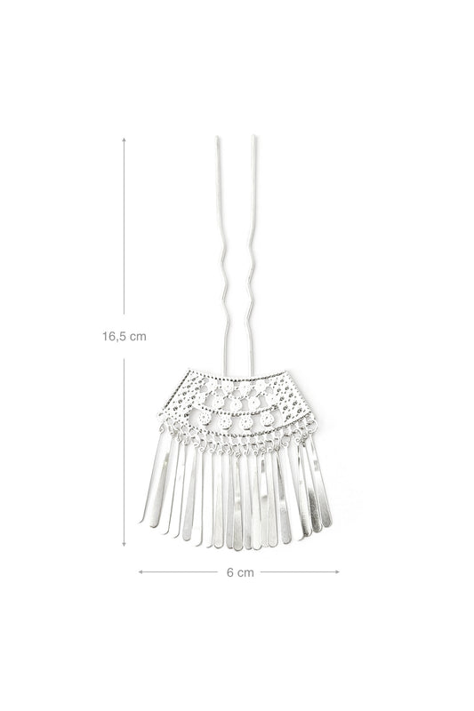 Épingle à cheveux en ondulée U - L'ethnie Miao - HanWen Shop