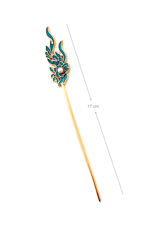 Épingles à cheveux en émail bleu - HanWen Shop