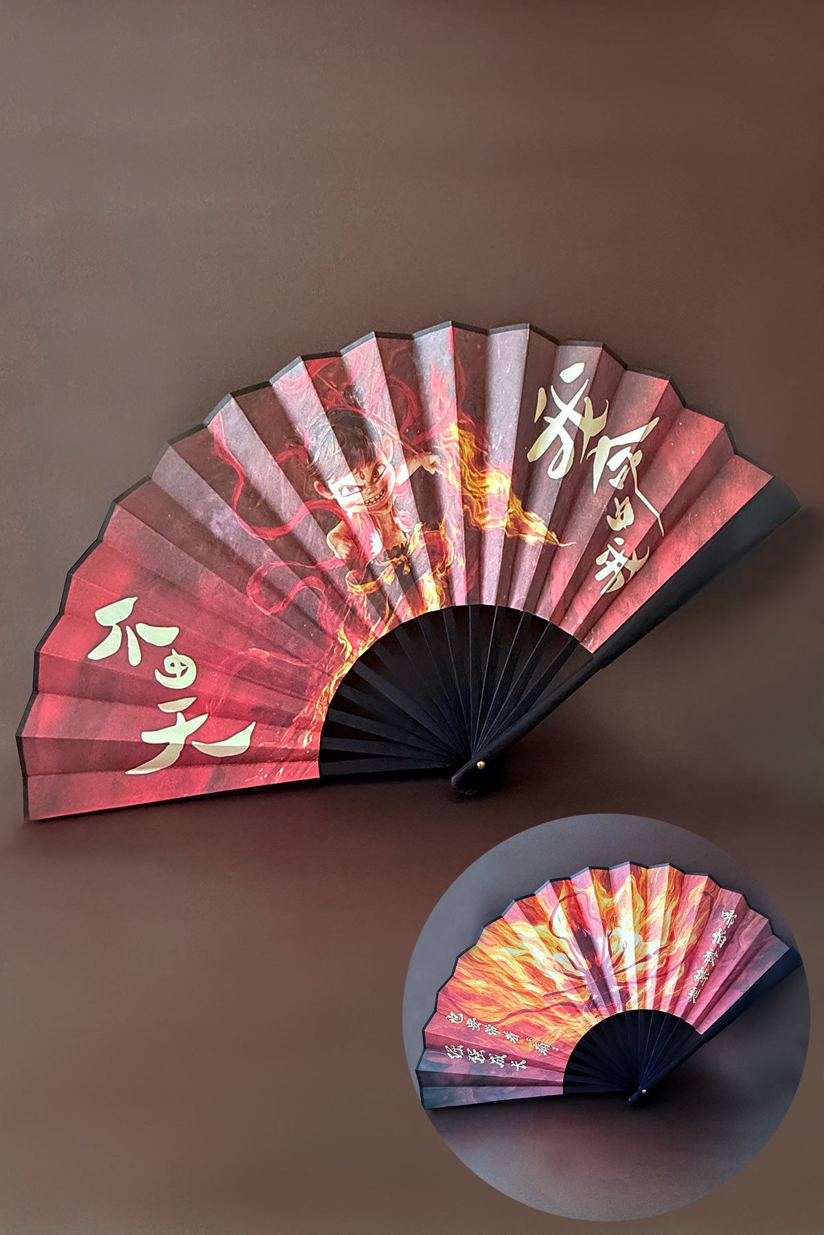 Éventail pliant de taille moyen - Collection classique - HanWen Shop