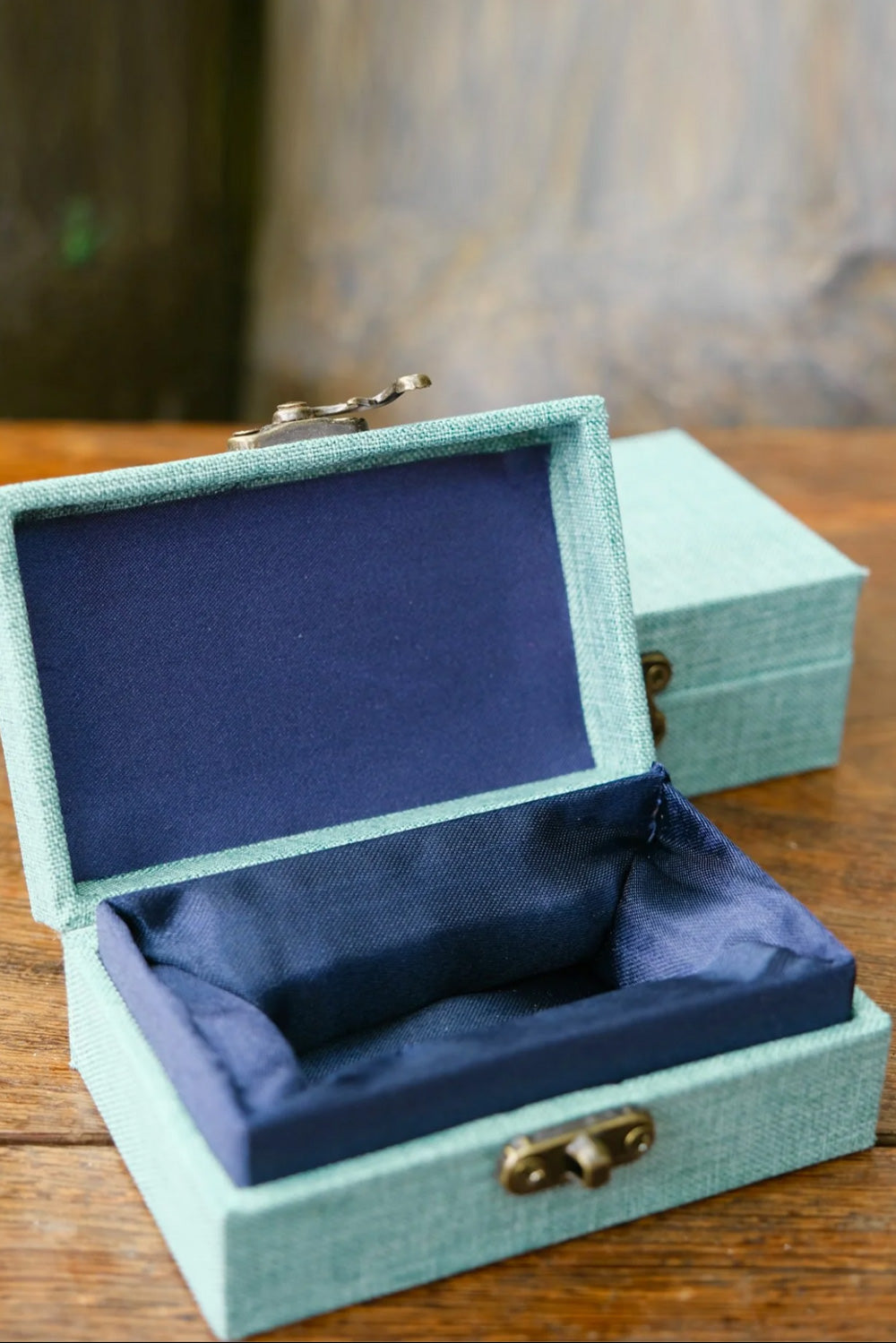 Boîte à sceau en toile de lin - HanWen Shop