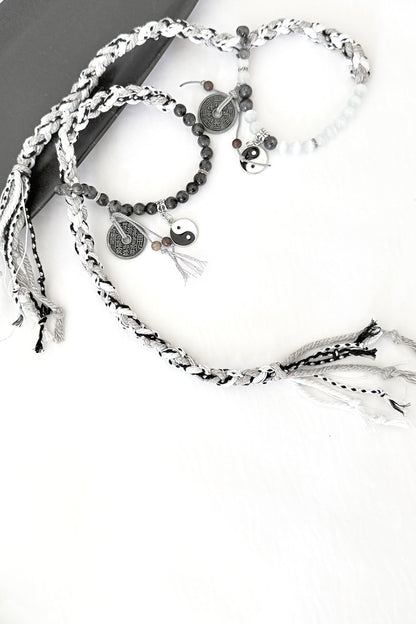 Bracelet cordon - Yin-Yang - HanWen Shop