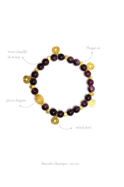 Bracelet fait main - Brume dense