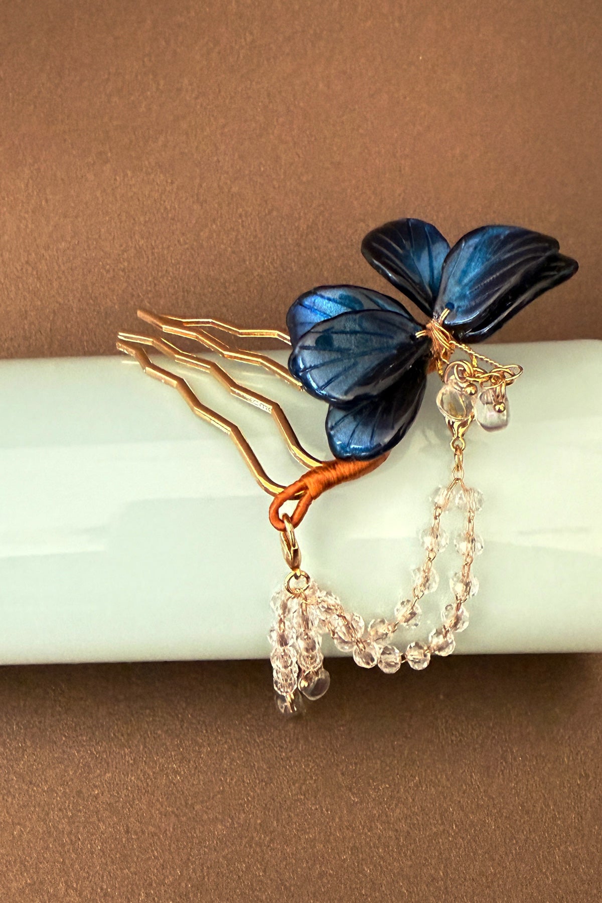 Broche Cheveux - Papillon de Nuit - HanWen Shop