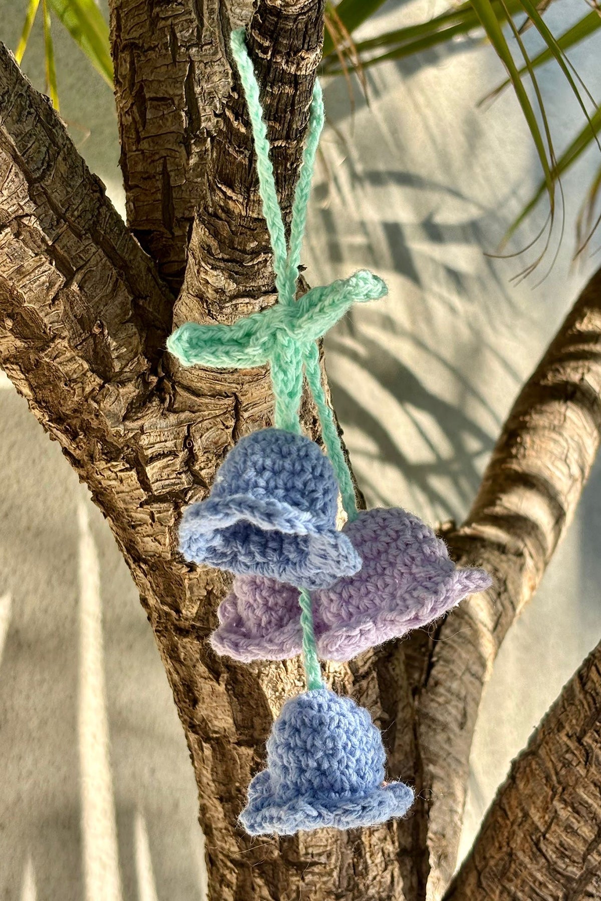 Crochet fait à la main - Fleur rétroviseur - HanWen Shop