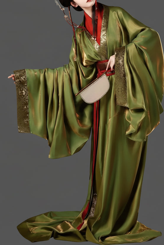 Ensemble Hanfu de la période des Royaumes Combattants 战国 - "Shenming" - HanWen Shop