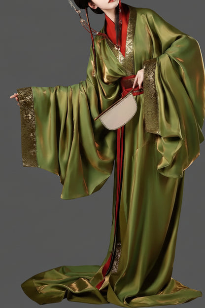 Ensemble Hanfu de la période des Royaumes Combattants 战国 - "Shenming" - HanWen Shop