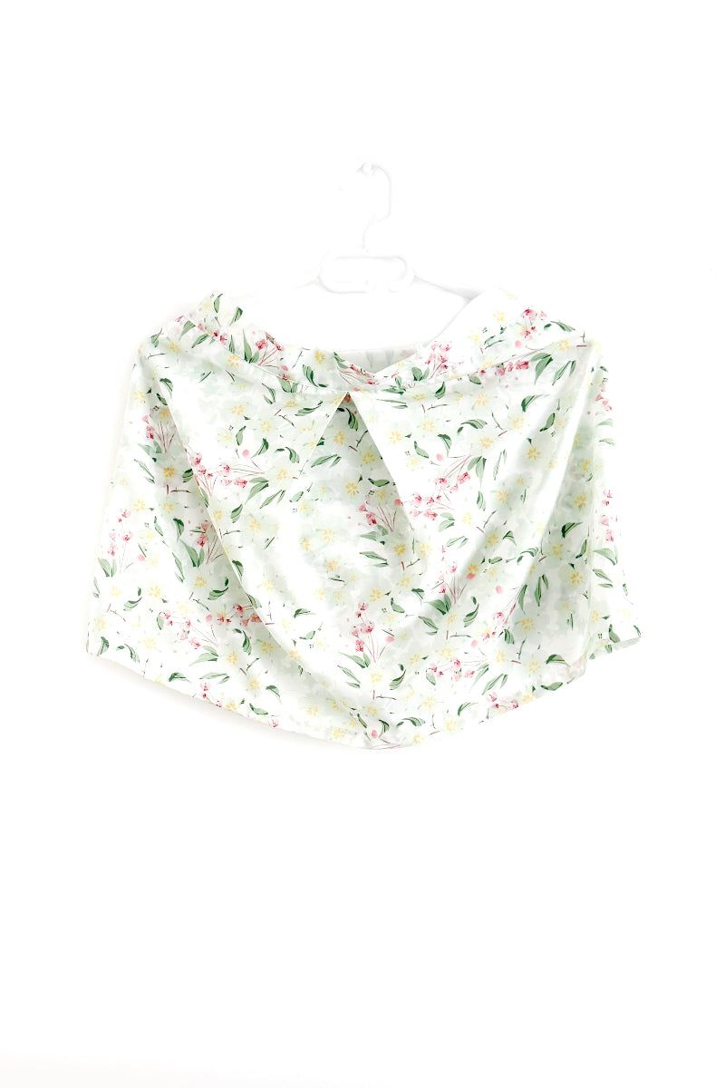 Ensemble Hanfu de la dynastie Song 宋 - Jupe à trois volants (SanJian Qun) “Huahai” - HanWen Shop