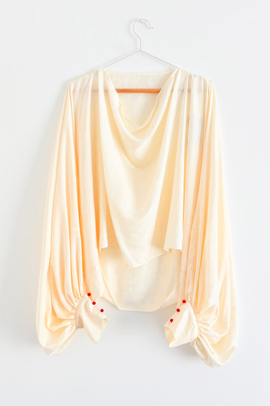 Hanfu moderne - Chemise à Col Drapé - HanWen Shop