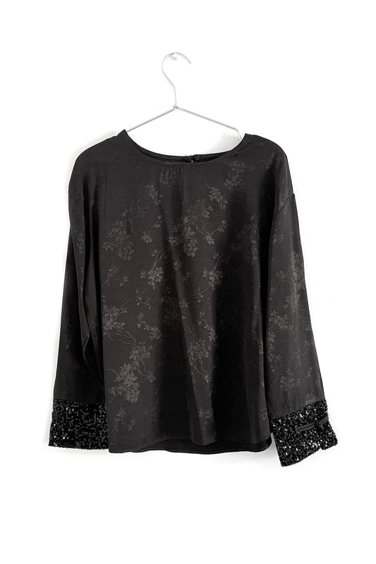 Hanfu moderne - Chemisier en jacquard - HanWen Shop