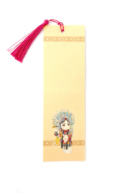 Marque-page unique personnalisé de calligraphie chinoise - Opéra de Pékin - HanWen Shop