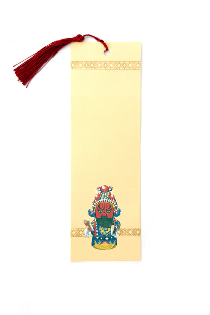 Marque-page unique personnalisé de calligraphie chinoise - Opéra de Pékin - HanWen Shop