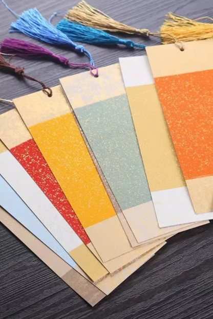 Marque-page unique personnalisé de calligraphie chinoise - Or liquide - HanWen Shop