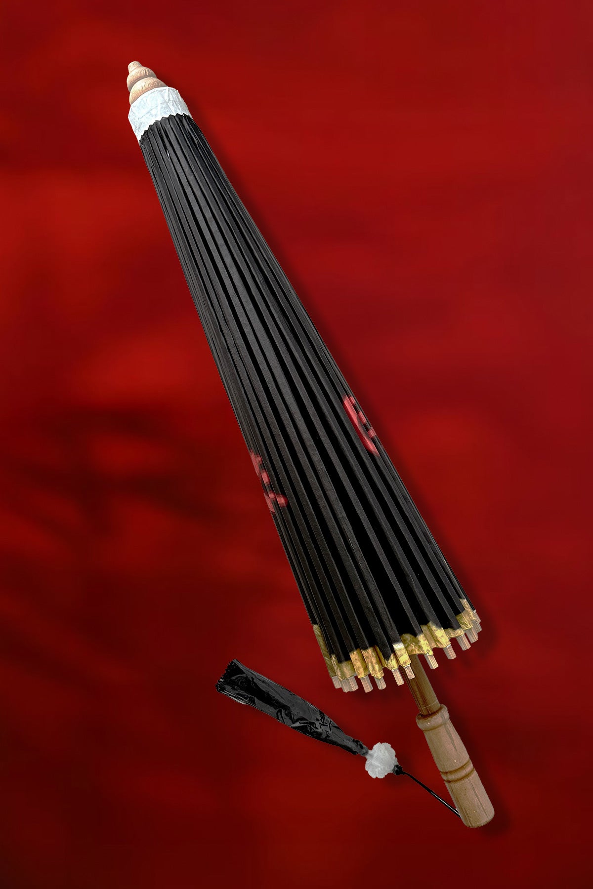 Ombrelle chinoise - Le Démon Ancien des Montagnes "Zhu Yan" - HanWen Shop