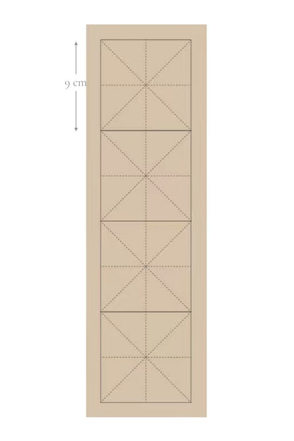 Papier d’exercice pour calligraphie chinoise traditionnelle - lignes noires en “mi” - HanWen Shop