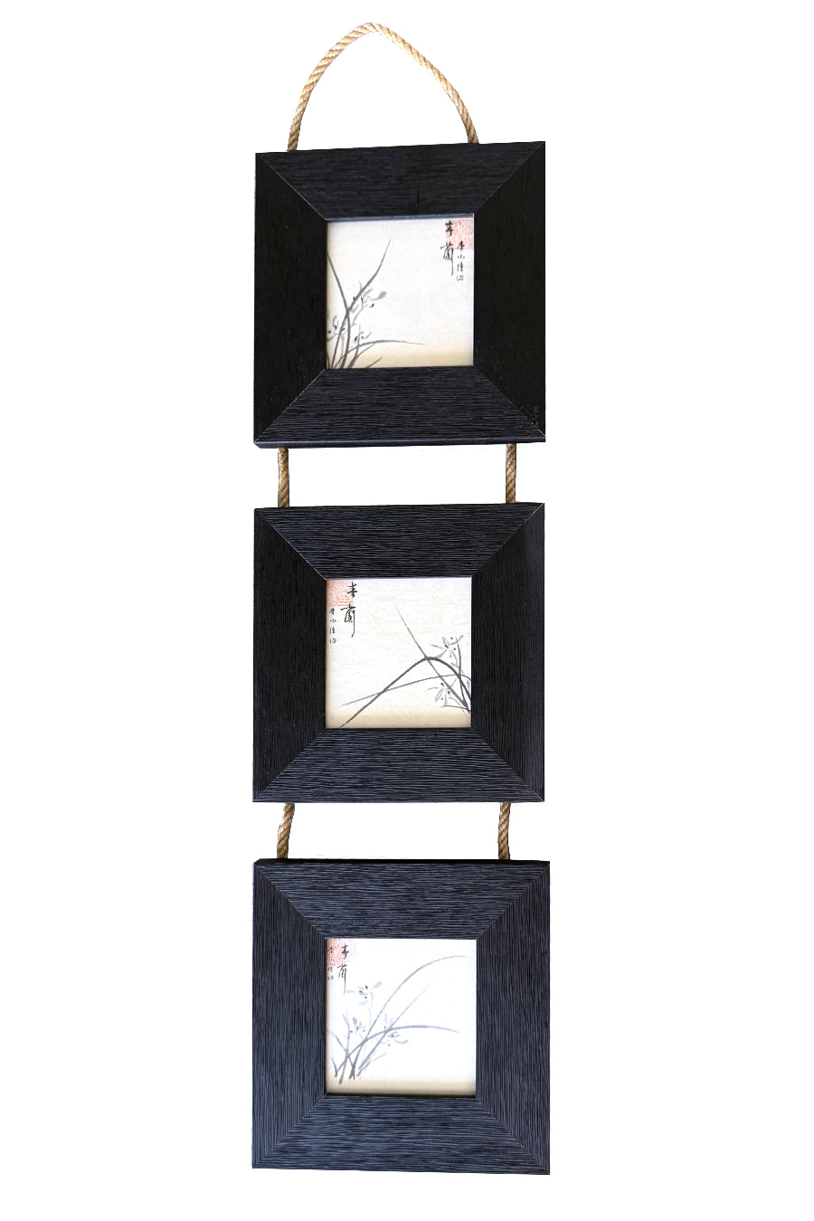 Peinture chinoise en style Xieyi - Triptyque Zen - HanWen Shop