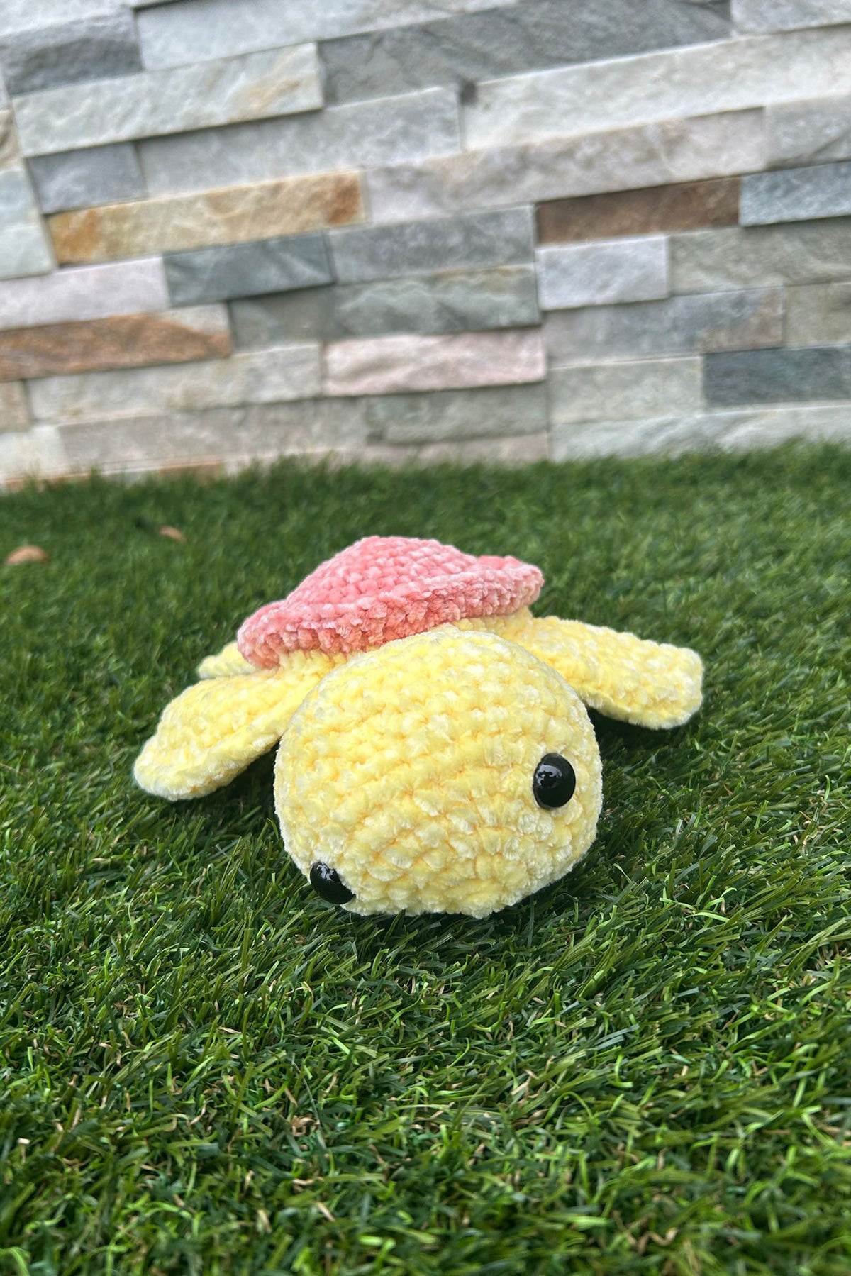 Peluche crochet fait à la main - Grande tortue - HanWen Shop