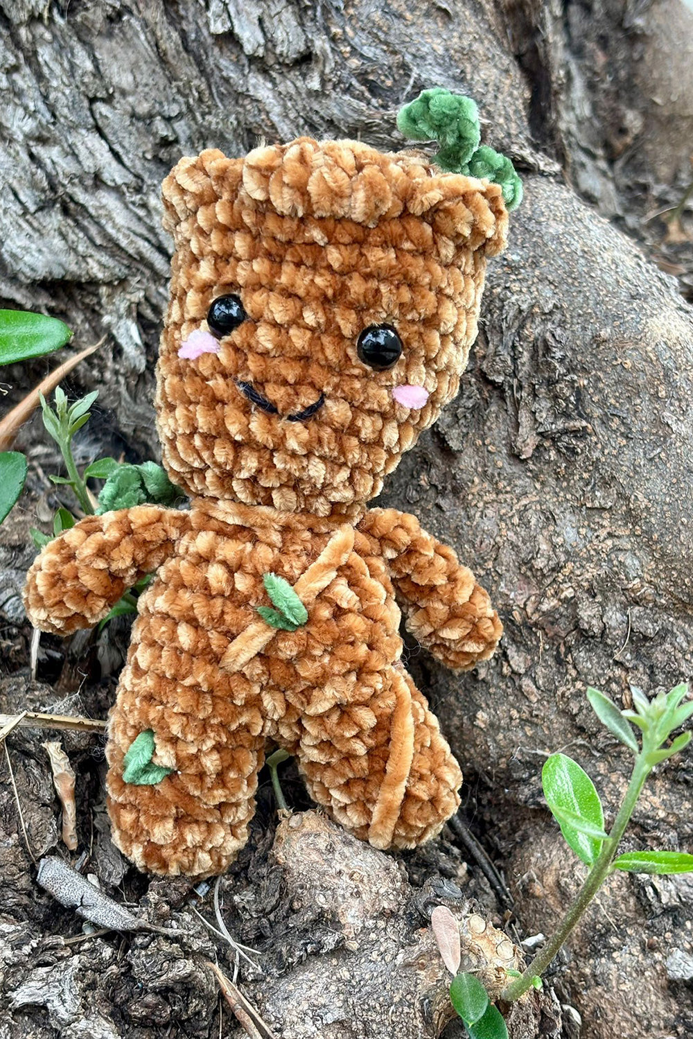 Peluche crochet fait à la main - Groot - HanWen Shop