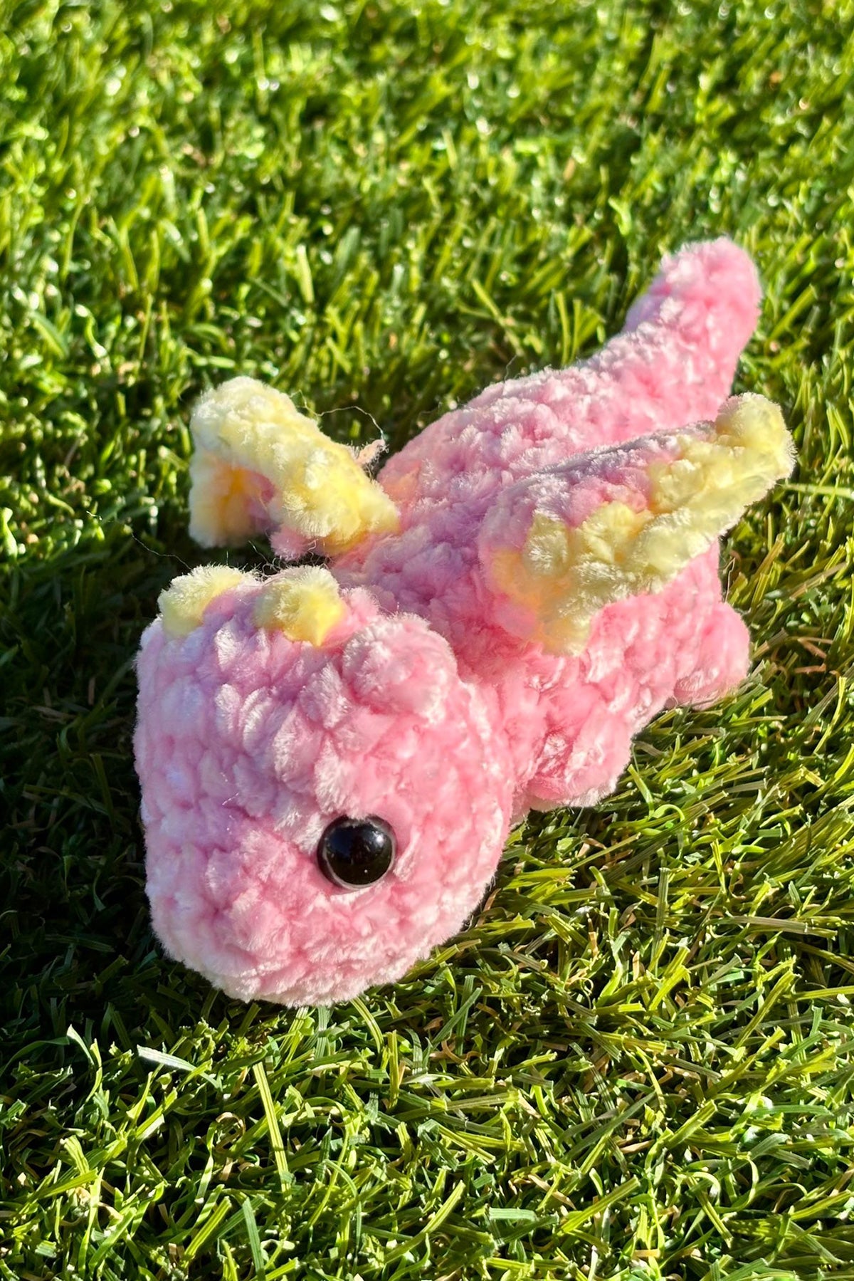 Peluche crochet fait à la main - ⁠Mini dragon - HanWen Shop