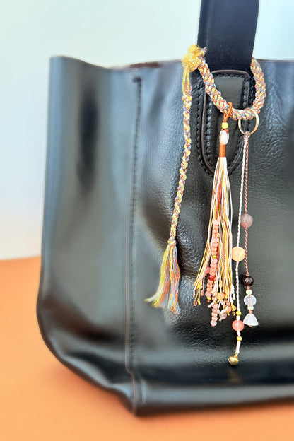 Pendentif de sac personnalisable - Écouter l'automne -HanWen Shop