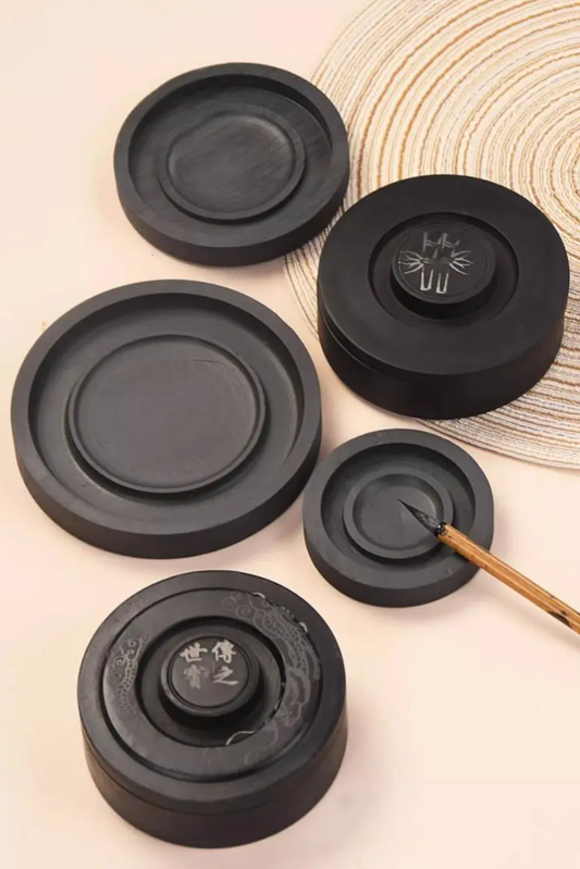Pierres à encre chinoise à motif rainuré - HanWen Shop