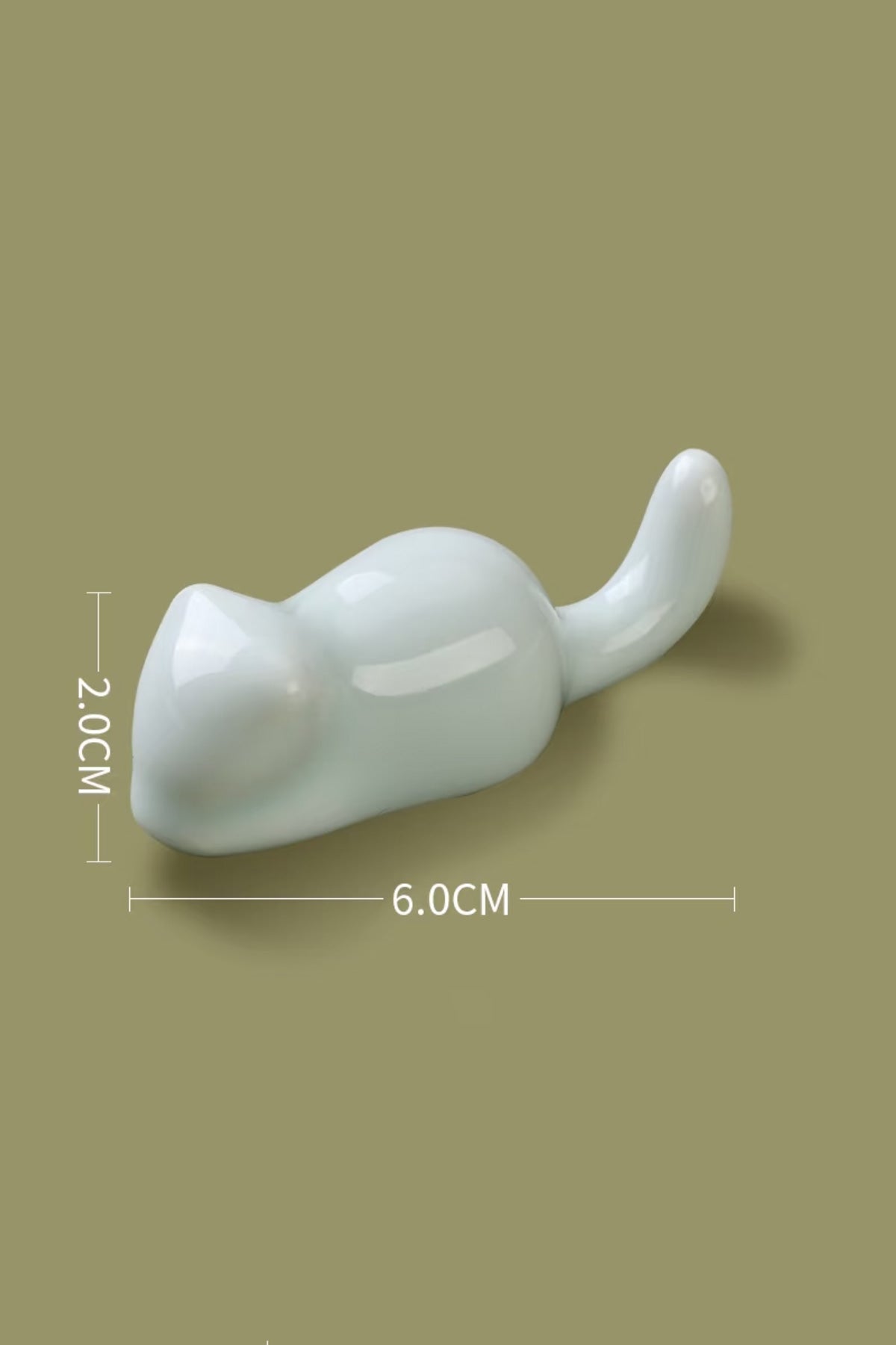 Repose-pinceau chinois traditionnel en forme de chat - Bi Ge - HanWen Shop