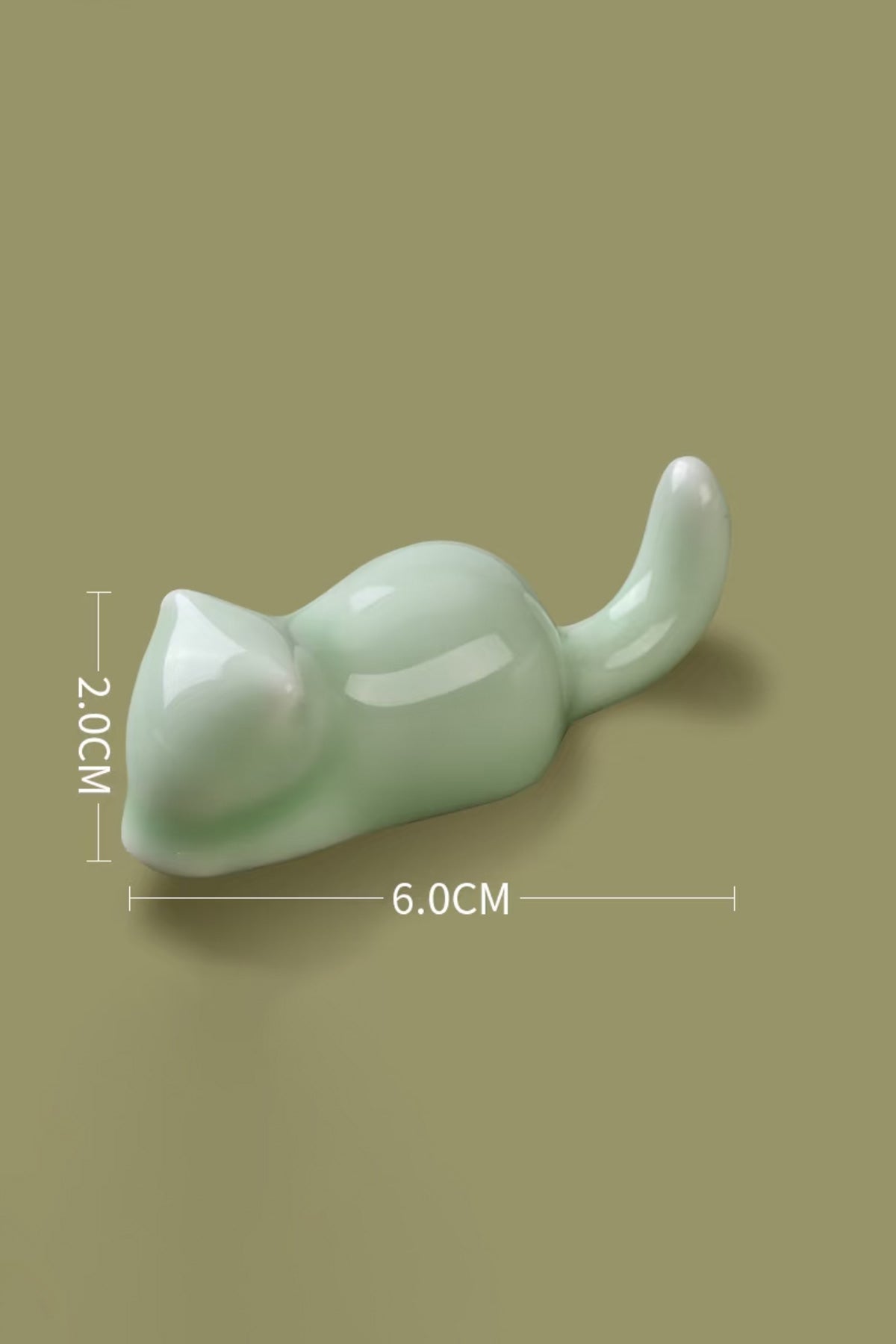 Repose-pinceau chinois traditionnel en forme de chat - Bi Ge - HanWen Shop