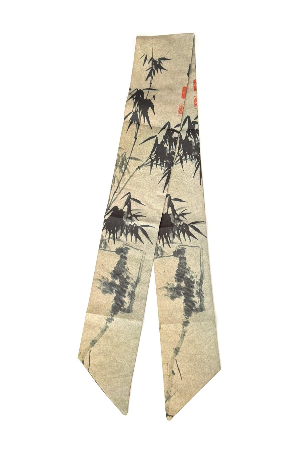 Ruban à cheveux style antique - motif de bambou - HanWen Shop