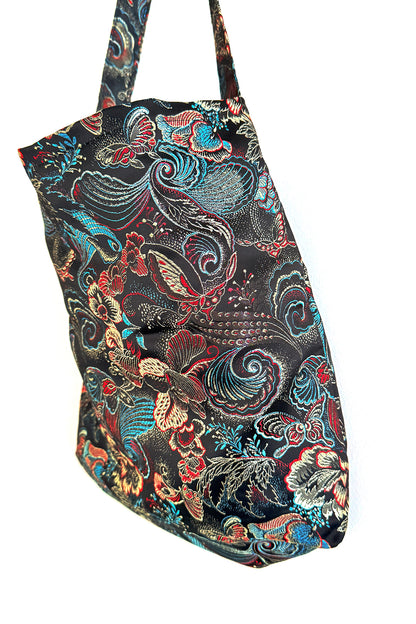 Sac à Épaule en Brocart Jacquard - HanWen Shop