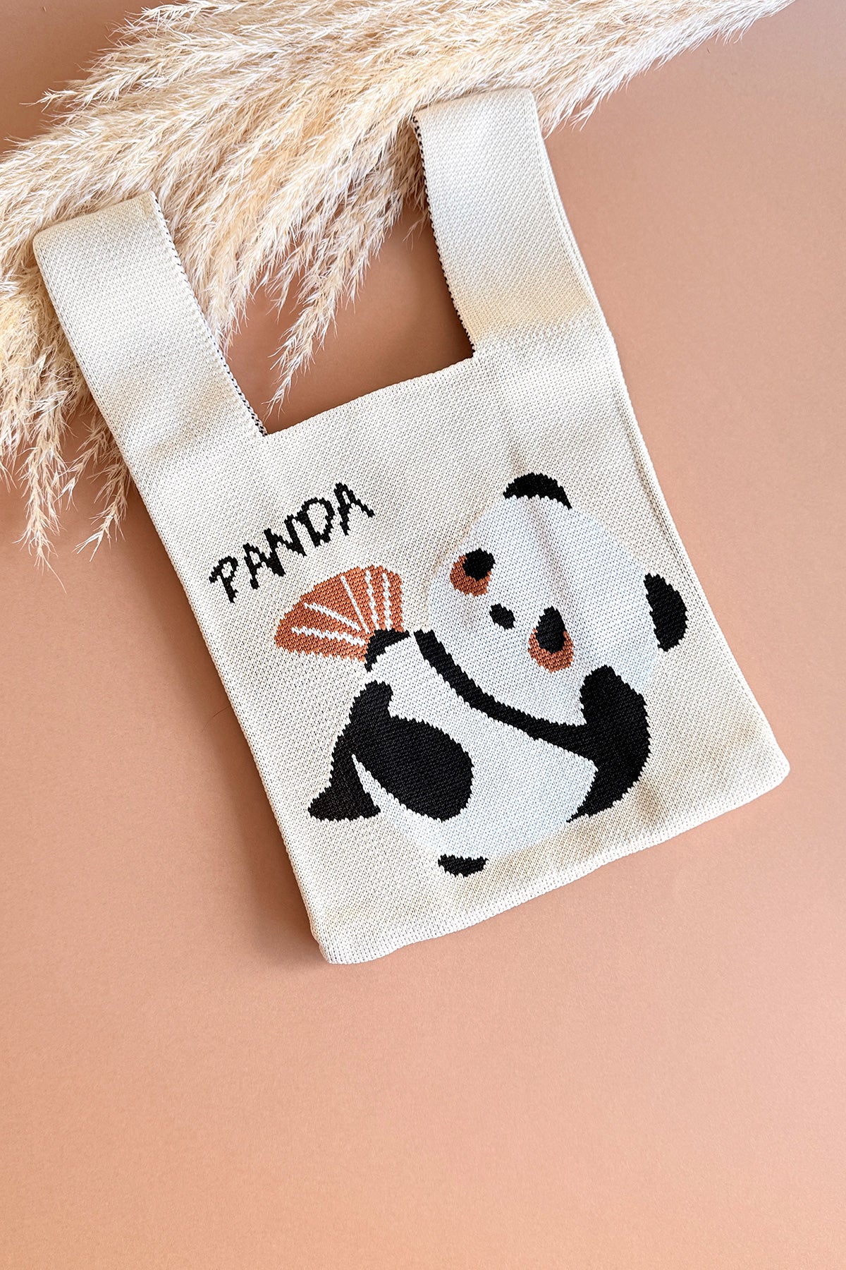 Sac à main tricoté Panda - HanWen Shop