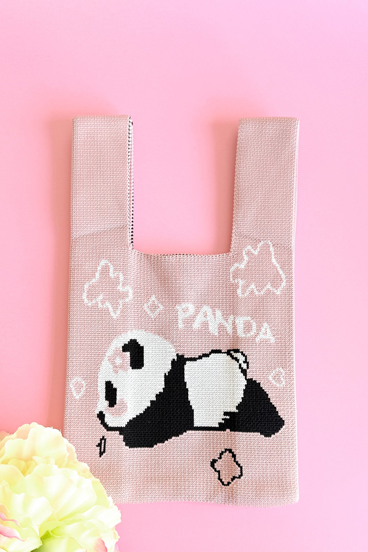 Sac à main tricoté Panda - HanWen Shop