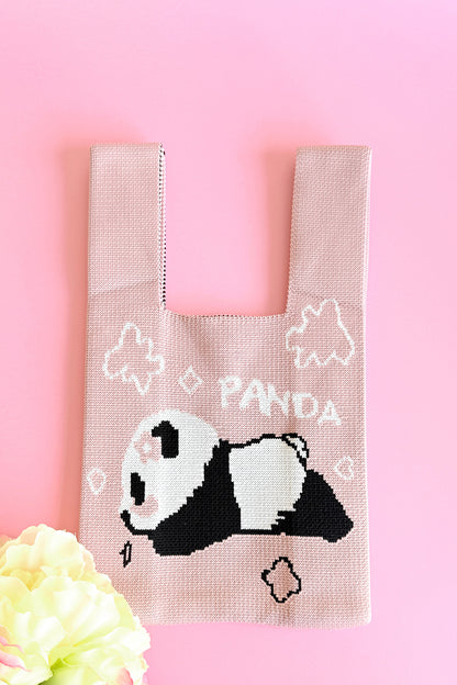 Sac à main tricoté Panda - HanWen Shop