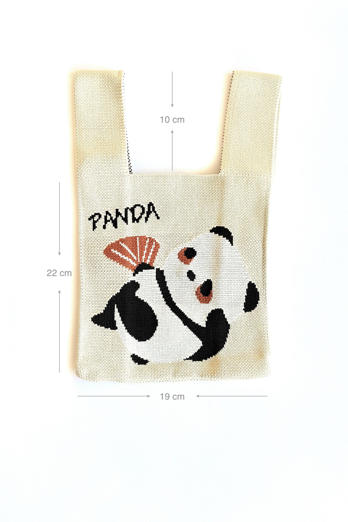 Sac à main tricoté Panda - HanWen Shop