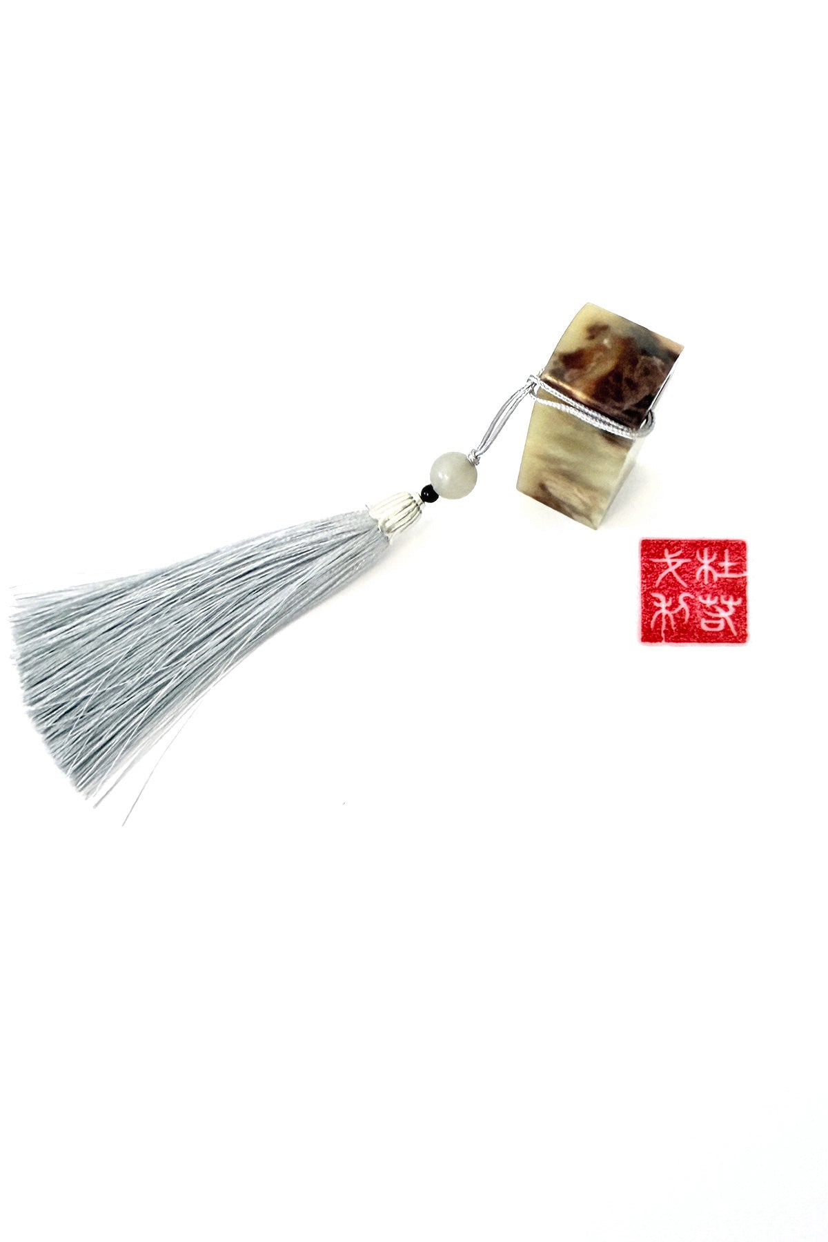 Sceau chinois personnalisé unique en forme de tuile - HanWen Shop