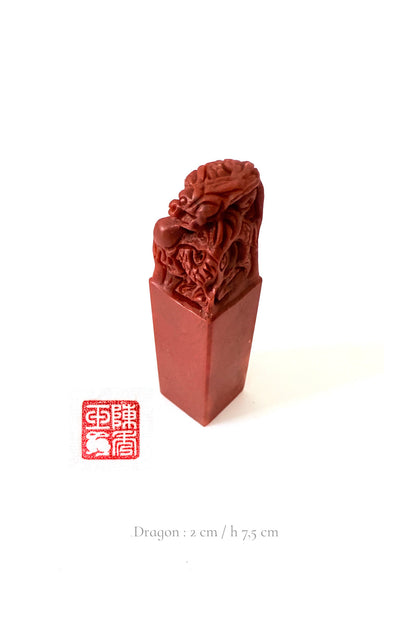 Sceau chinois personnalisé unique en forme d'animal - HanWen Shop