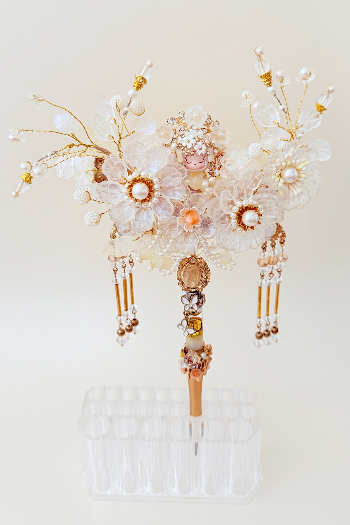 Stylo "POP MART" unique et fait à la main - Déesse des fleurs