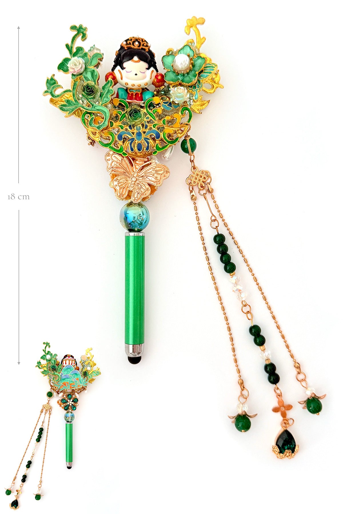 Stylo tactile "POP MART" unique et fait à la main - Céleste volant - HanWen Shop