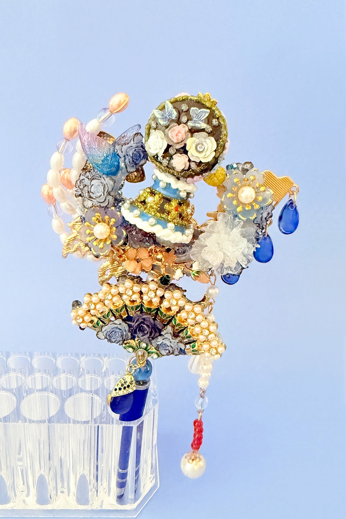 Stylo tactile "POP MART" unique et fait à la main - Impératrice Qing - HanWn Shop