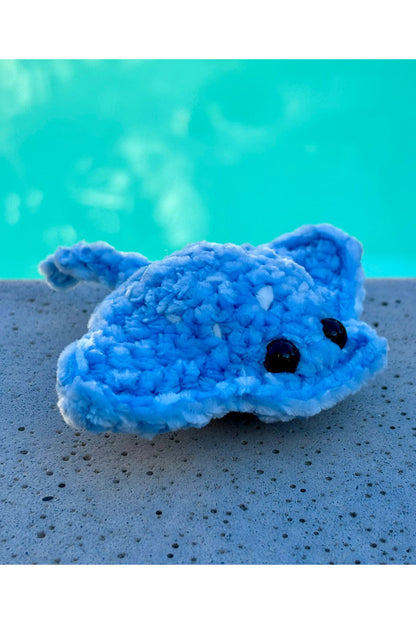 Porte-clés en crochet fait à la main - Raie - HanWen Shop